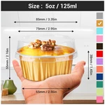 50PCS Disposable Ramekins - Gold 5OZ Dessert Cheesecake Cups New. Price: $27.99.