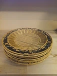 Vtg. "princess House" Casual Rattan & Black Metal Paper Plate Holders Set Of 4 Used. Price: $30.00.