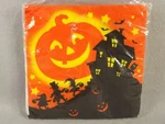 Halloween Moonlight Pumpkin Designware American Greetings 16 Luncheon Napkin Used. Price: $13.99.