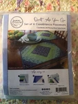 June Tailor Quilt You Go Casablanca Placemat Set Of 6 Pattern/batting New. Price: $19.98.