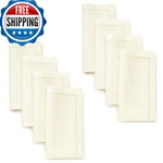 D'moksha Homes Signature Linen By Dmoksha Ivory Dinner Napkins Set Of 8 20 X New. Price: $149.61.