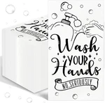 100 Pcs Disposable Hand Towels For Bathroom Paper Guests 3 Ply Was... New. Price: $23.50.