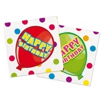 Folat 65492 Happy Birthday Party Napkins, Multi Color New. Price: $19.77.