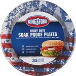 Heavy Duty Paper Plates Patriotic American Flag Disposable Dinner Bbq New. Price: $26.33.