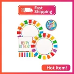 Lobyn Value Packs Heavy Duty Rainbow Birthday Party Plates And Napkins Set 32 New. Price: $17.31.