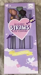 4 Reusable 12 Silicone Straws Heart Shaped Toppers W/brush Valentines Day Gift New. Price: $18.99.