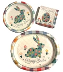 Happy Easter Paper Plates And Napkins Bunny Rabbit Egg See Description For Size New. Price: $9.99.