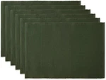 Dii Basic Everyday Ribbed Tabletop 100% Cotton, Placemat 13X19", Dark Green New. Price: $33.99.