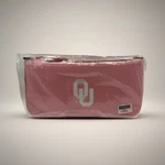 Sandol Oklahoma Sooners Pink Gingham Canvas Shoulder Bag 281578 New 10" X 5". Price: $29.24.