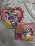 Vtg 2004 Disney Princess Party Heart Plates 8 3/4 & Napkins Hallmark Birthday New. Price: $25.00.