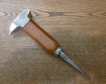 Barfly Ice Pick Hammer Bartender Tool Cocktail Carver Stainless Steel Wood Used. Price: $19.99.