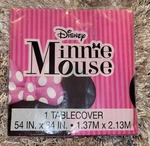Unique Plastic Tablecloth Disney Minnie Mouse New Package 54 X 84. Price: $9.00.