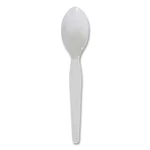 White Heavyweight Disposable Polystyrene Utensils, Teaspoons (1000-CARTON) New. Price: $41.16.