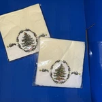 2 Sets Of 16 Spode Christmas Tree Paper Beverage Napkins Gibson 9.75 Nip New. Price: $14.50.