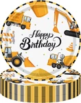 50PCS Construction Party Paper Plates 7 Inch, Disposable Cake Dessert New. Price: $14.39.
