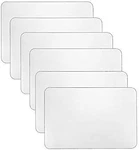 Yoleshy 6 Pcs Plastic Placemats, Heat Resistant 17 X 11 Inches, Clear New. Price: $17.57.