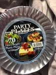70 Clear Plastic 7.5 Round Party Plates Wedding Catering Disposable Tableware New. Price: $14.99.
