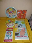 Cocomelon Party Supplies Plates Tablecloth Napkins Helium Ballon New. Price: $20.00.