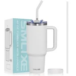 Smlixe 40 Oz Tumbler With Handle Straw Ounces, Cold White New. Price: $27.84.
