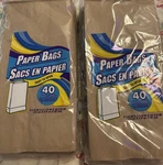 Greenbrier International Brown Paper Lunch Bags 40 Pack Easy To Open 5X3X10 New. Price: $14.99.