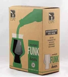 Four Plastic Beer Cups Proper Funk Perfect For Poolside Boating New. Price: $17.99.