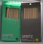 2 Spritz Reusable Bamboo Straws 10 Packs W/straw Cleaner Renewable Resource. Price: $7.99.