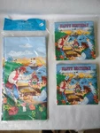 Vintage Amscan Pirate Treasure Chest Party Paper Tablecloth And Napkins Nos Htf New. Price: $5.99.