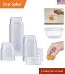 2 Oz Jello Shot Cups With Lids 100 Count Clear Plastic Portion Containers, ... New. Price: $19.19.