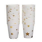 Geeklife Gold Stars Paper Cups,sparkly Foil Disposable 9OZ Fo... New. Price: $22.39.