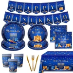 Party Decorations,hanukkah Tableware,set Plates And Napkins New. Price: $30.50.