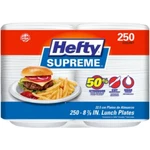 Hefty Supreme Foam Disposable Lunch Plates, 7/8", 250 Ct. New. Price: $34.85.