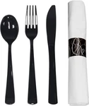Party Essentials Pre Rolled Silverware Set Disposable Supplies, Wrapped New. Price: $20.99.