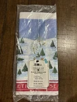 Vtg Nip American Greetings Seasons Winter Trees Plastic Tablecover 54 X96 Usa New. Price: $10.00.