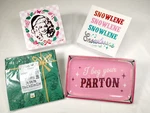 Keepsake Set From The Dolly Parton Collection 2-BOX Frames, Napkins, Catchall Tr. Price: $24.95.