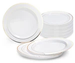 Occasions 120 Plates Pack, Heavyweight Disposable Wedding Party Plastic Plate... New. Price: $96.79.