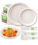 250 Count Paper Plates 9 Inch Disposable For Party & Dinner New. Price: $20.00.