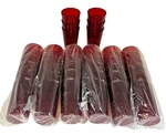 Sysco 8OZ Pebbled Tumblers, Red 3.5 Dozen (42 Cups) New. Price: $42.00.