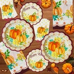 Pioneer Woman Fall Thanksgiving Party Supplies Tablecover Napking Plates *u Pick New. Price: $7.99.