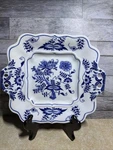 Vintage Blue Danube Square 9.5 Cookie Plate Tab Handled Tray Japan - Excellent Used. Price: $40.00.