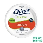 Chinet Classic Lunch Paper Plates 8.75IN 225CT Durable Disposable New. Price: $30.88.