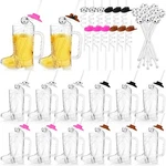 36 Sets Cowboy Cowgirl Boot Mug Cups With 12 Clear 17 Oz... New. Price: $71.23.