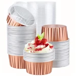 Eusoar Rose Gold Cupcake Liners, 120PCS 5OZ Disposable Aluminum Foil Baking Cups New. Price: $55.73.
