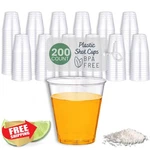 Stumbelina 1OZ Clear Plastic Shot Glasses, 200 Count, Disposable Party Cups New. Price: $20.00.