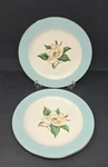 Set Of 3 Lifetime China Co. "turquoise" 10" Dinner Plates Used. Price: $34.95.