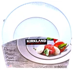 Kirkland Signature Elegant Plastic Plates Variety Pack White 50 Count New. Price: $28.40.