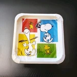Peanuts Snoopy Woodstock Square Dinner Paper Party Plates 9.5" X 8 Ct New. Price: $19.95.