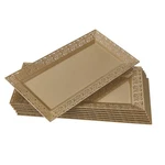 Silver Spoons Disposable Lace Trays For Upscale Wedding & Dining 6 Pc G... New. Price: $22.16.