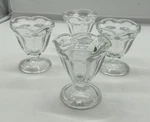 Anchor Hocking Fountainware Clear Low Sherbet Glass 4.5-OUNCE Set Of Used. Price: $19.99.