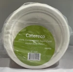 (8 Pack) Catereco 100% Compostable Sugar Cane Heavy Duty Plates, 6", 125 Pieces New. Price: $74.95.
