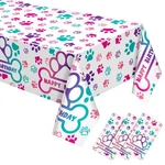 3 Pcs Paw Print Tablecloth Plastic Disposable Colorful Cover Puppy Dog ... New. Price: $16.12.